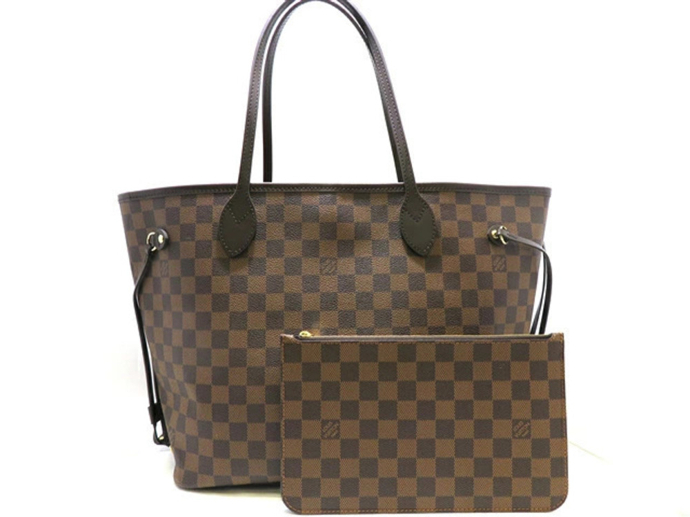 LOUIS VUITTON Neverfull Damier Tote Bag AH